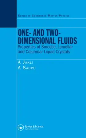 Jakli / Saupe |  One- and Two-Dimensional Fluids | Buch |  Sack Fachmedien