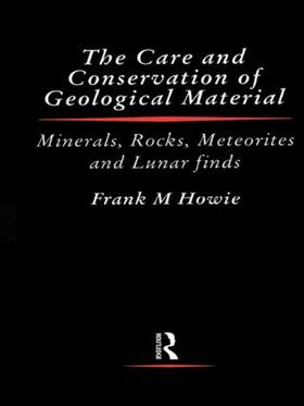 Howie |  Care and Conservation of Geological Material | Buch |  Sack Fachmedien