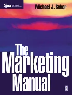 Baker |  The Marketing Manual | Buch |  Sack Fachmedien