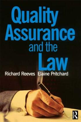 Pritchard / Reeves |  Quality Assurance and the Law | Buch |  Sack Fachmedien