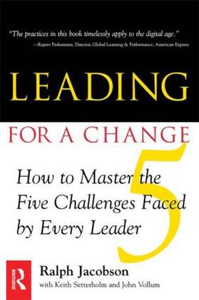 Jacobson |  Leading for a Change | Buch |  Sack Fachmedien