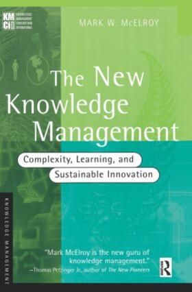 McElroy |  The New Knowledge Management | Buch |  Sack Fachmedien