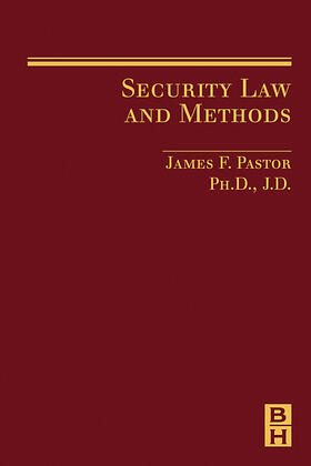 Pastor |  Security Law and Methods | Buch |  Sack Fachmedien