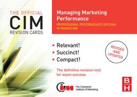 Beamish |  CIM Revision Cards Managing Marketing Performance | Buch |  Sack Fachmedien