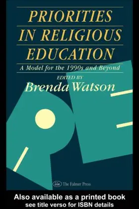 Watson |  Priorities In Religious Education | Buch |  Sack Fachmedien