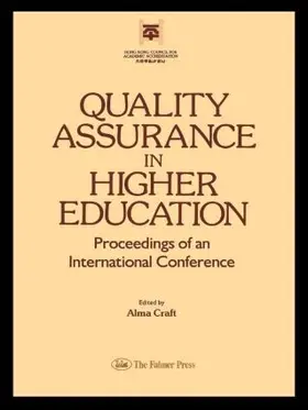 Craft |  Quality Assurance In Higher Education | Buch |  Sack Fachmedien