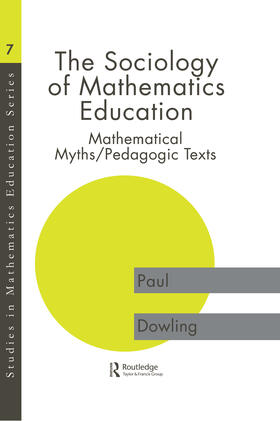 Dowling |  The Sociology of Mathematics Education | Buch |  Sack Fachmedien