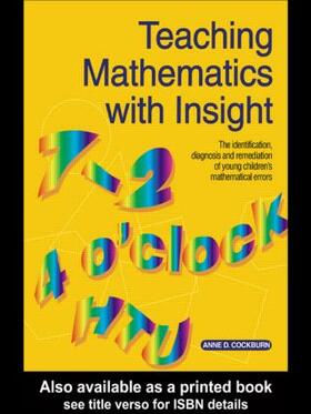 Cockburn |  Teaching Mathematics with Insight | Buch |  Sack Fachmedien