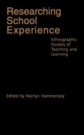 Hammersley |  Researching School Experience | Buch |  Sack Fachmedien