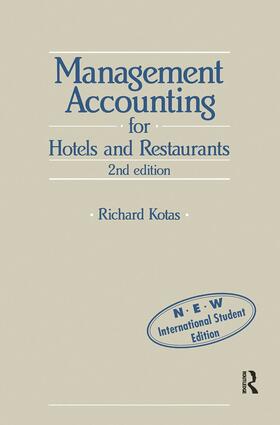Kotas |  Management Accounting for Hotels and Restaurants | Buch |  Sack Fachmedien