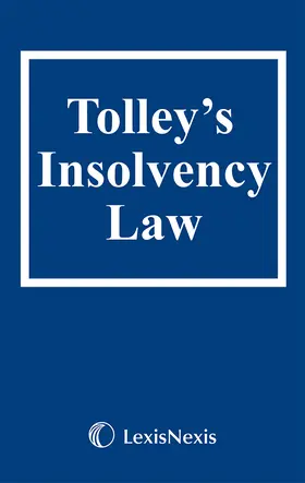 Briggs |  Tolley's Insolvency Law | Loseblattwerk |  Sack Fachmedien