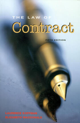 Koffman / Macdonald |  The Law of Contract | Buch |  Sack Fachmedien