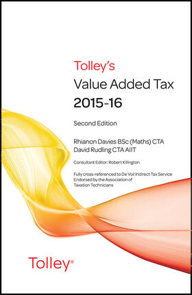 Millar / Rudling |  Tolley's Value Added Tax | Buch |  Sack Fachmedien
