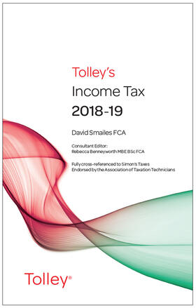 Smailes |  Tolley's Income Tax 2018-19 Main Annual | Buch |  Sack Fachmedien