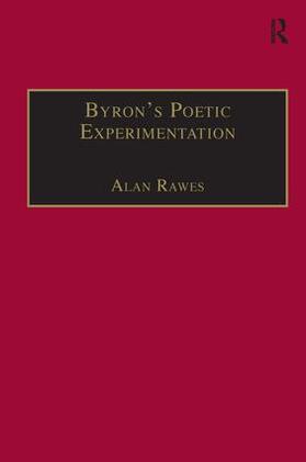 Rawes |  Byron's Poetic Experimentation | Buch |  Sack Fachmedien