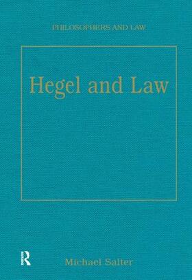 Salter |  Hegel and Law | Buch |  Sack Fachmedien