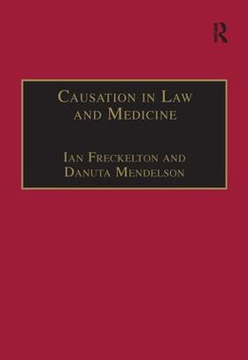 Mendelson / Freckelton |  Causation in Law and Medicine | Buch |  Sack Fachmedien