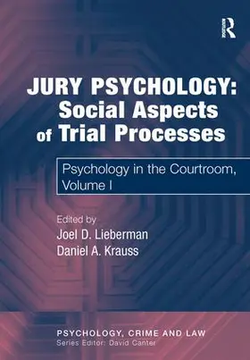 Krauss / Lieberman |  Jury Psychology: Social Aspects of Trial Processes | Buch |  Sack Fachmedien