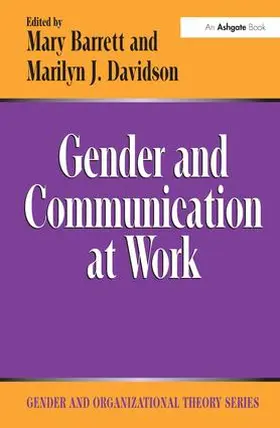 Davidson / Barrett |  Gender and Communication at Work | Buch |  Sack Fachmedien