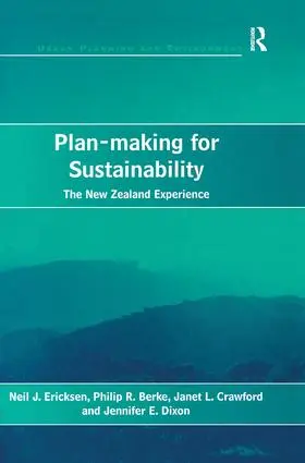 Ericksen / Berke / Dixon |  Plan-making for Sustainability | Buch |  Sack Fachmedien