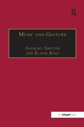 King |  Music and Gesture | Buch |  Sack Fachmedien