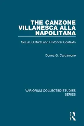 Cardamone |  The canzone villanesca alla napolitana | Buch |  Sack Fachmedien