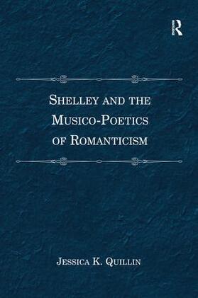 Quillin |  Shelley and the Musico-Poetics of Romanticism. Jessica K. Quillin | Buch |  Sack Fachmedien