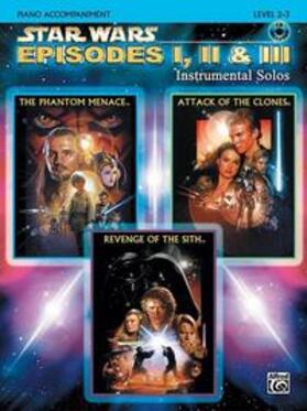 Williams / Alfred Music |  Star Wars Episodes I, II & III Instrumental Solos | Buch |  Sack Fachmedien