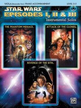 Williams / Alfred Music |  Star Wars Episodes I, II & III Instrumental Solos for Strings | Buch |  Sack Fachmedien