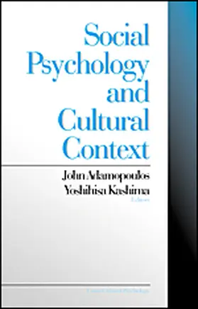 Adamopoulos / Kashima |  Social Psychology and Cultural Context | Buch |  Sack Fachmedien