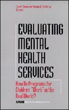 Nixon / Northrup |  Evaluating Mental Health Services | Buch |  Sack Fachmedien