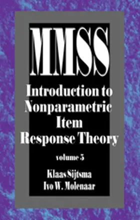 Sijtsma / Molenaar |  Introduction to Nonparametric Item Response Theory | Buch |  Sack Fachmedien