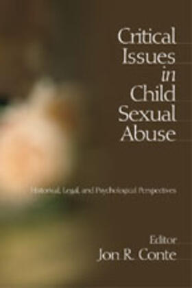 Conte |  Critical Issues in Child Sexual Abuse | Buch |  Sack Fachmedien