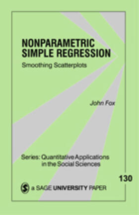 Fox |  Nonparametric Simple Regression | Buch |  Sack Fachmedien