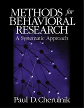 Cherulnik |  Methods for Behavioral Research | Buch |  Sack Fachmedien