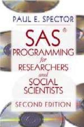 Spector |  SAS Programming for Researchers and Social Scientists | Buch |  Sack Fachmedien