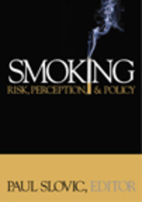 Slovic |  Smoking | Buch |  Sack Fachmedien