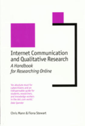 Mann / Stewart |  Internet Communication and Qualitative Research | Buch |  Sack Fachmedien