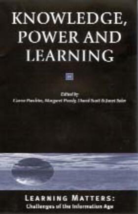 Paechter / Preedy / Scott |  Knowledge, Power and Learning | Buch |  Sack Fachmedien