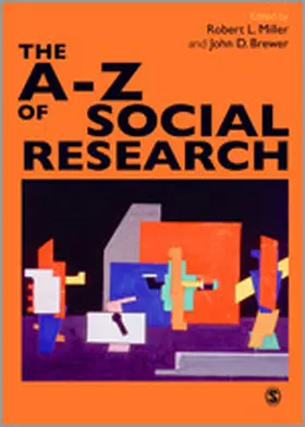 Miller / Brewer |  The A-Z of Social Research | Buch |  Sack Fachmedien