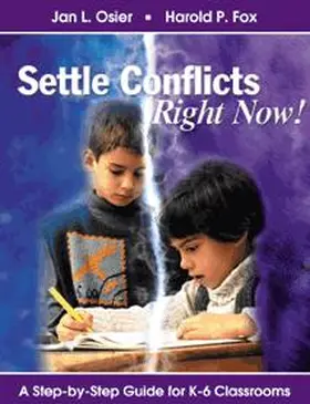 Osier / Fox |  Settle Conflicts Right Now! | Buch |  Sack Fachmedien