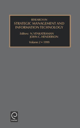 Henderson / Venkatraman |  Research in Strategic Management and Information Technology | Buch |  Sack Fachmedien