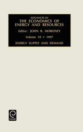 Moroney |  Energy Supply and Demand | Buch |  Sack Fachmedien