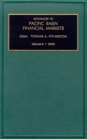 Fetherston |  Advances in Pacific Basin Financial Markets, Volume 6 | Buch |  Sack Fachmedien