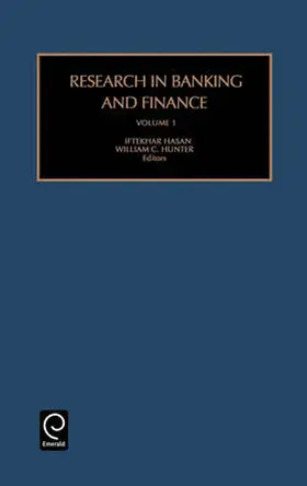 Hasan / Hunter |  Research in Banking and Finance | Buch |  Sack Fachmedien