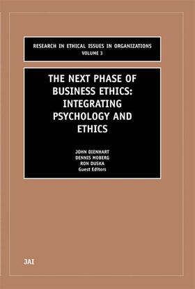 Dienhart / Pava / Duska |  Next Phase of Business Ethics | Buch |  Sack Fachmedien