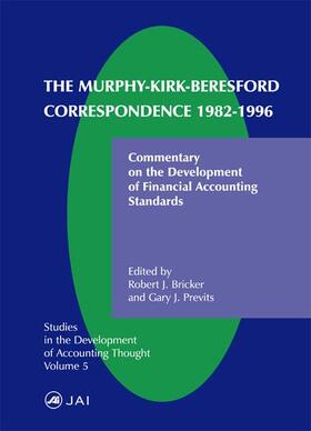 Bricker / Previts |  Murphy-Kirk-Beresford Correspondence, 1982-1996 | Buch |  Sack Fachmedien