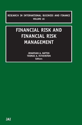 Batten / Fetherston |  Financial Risk and Financial Risk Management | Buch |  Sack Fachmedien