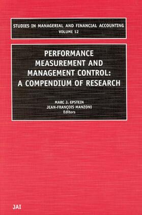 Epstein / Manzoni |  Performance Measurement and Management Control | Buch |  Sack Fachmedien