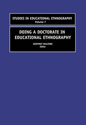 Walford |  Doing a Doctorate in Educational Ethnography | Buch |  Sack Fachmedien